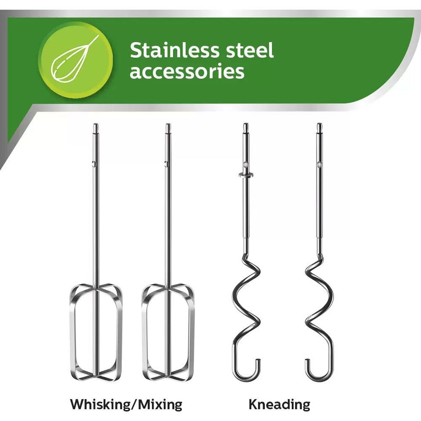 PHILIPS 300 Watt, 5 Speed Hand Mixer, HR3705/10 - Image 10