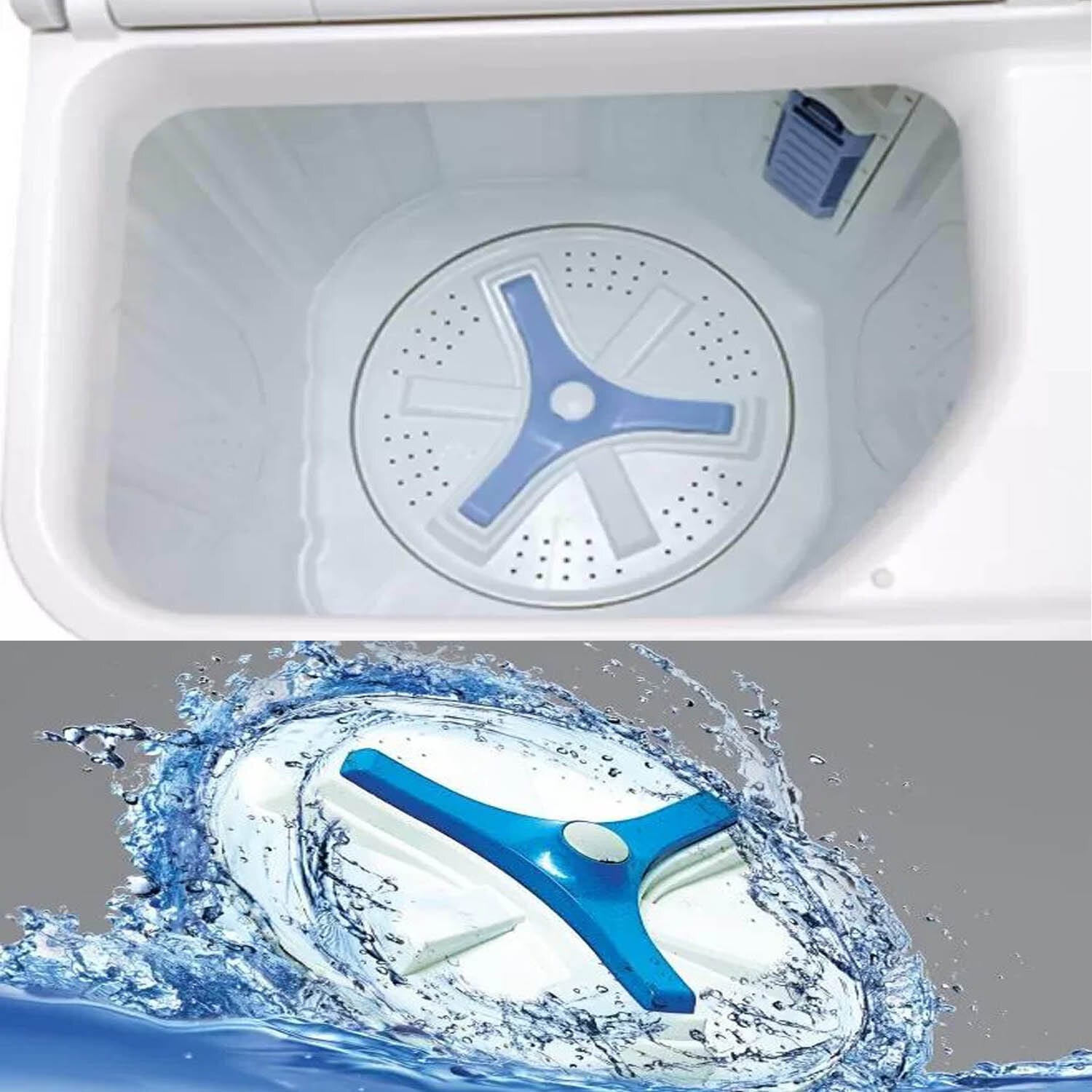 Haier 8.5 KG Semi Automatic Machine with Soft fall Close Door and Vortex Pulsator, Black, HTW85-178BK - Image 4