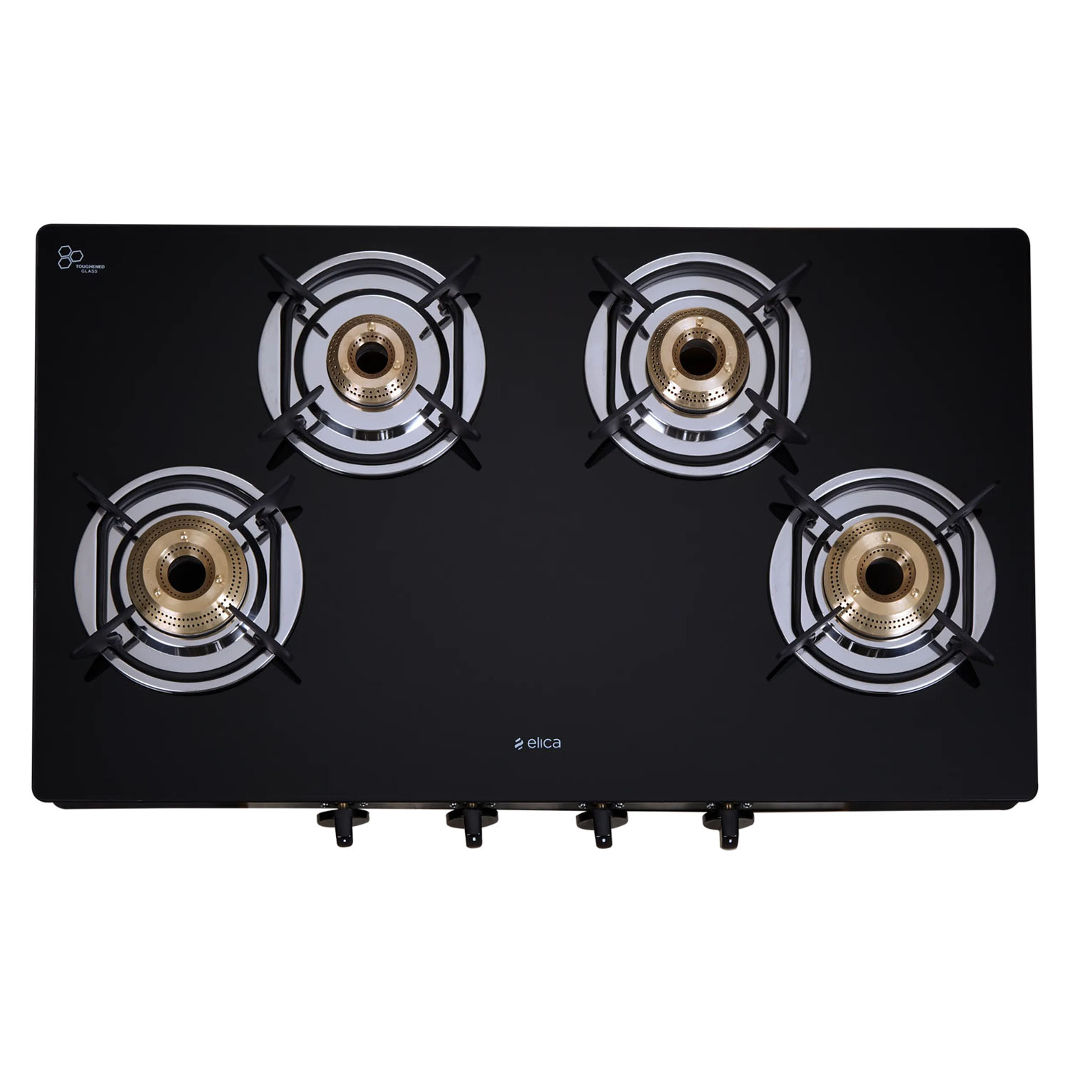 Elica Free-standing Cooktop Mat Onyx 774 Ct Vetro 2J Black - Image 2