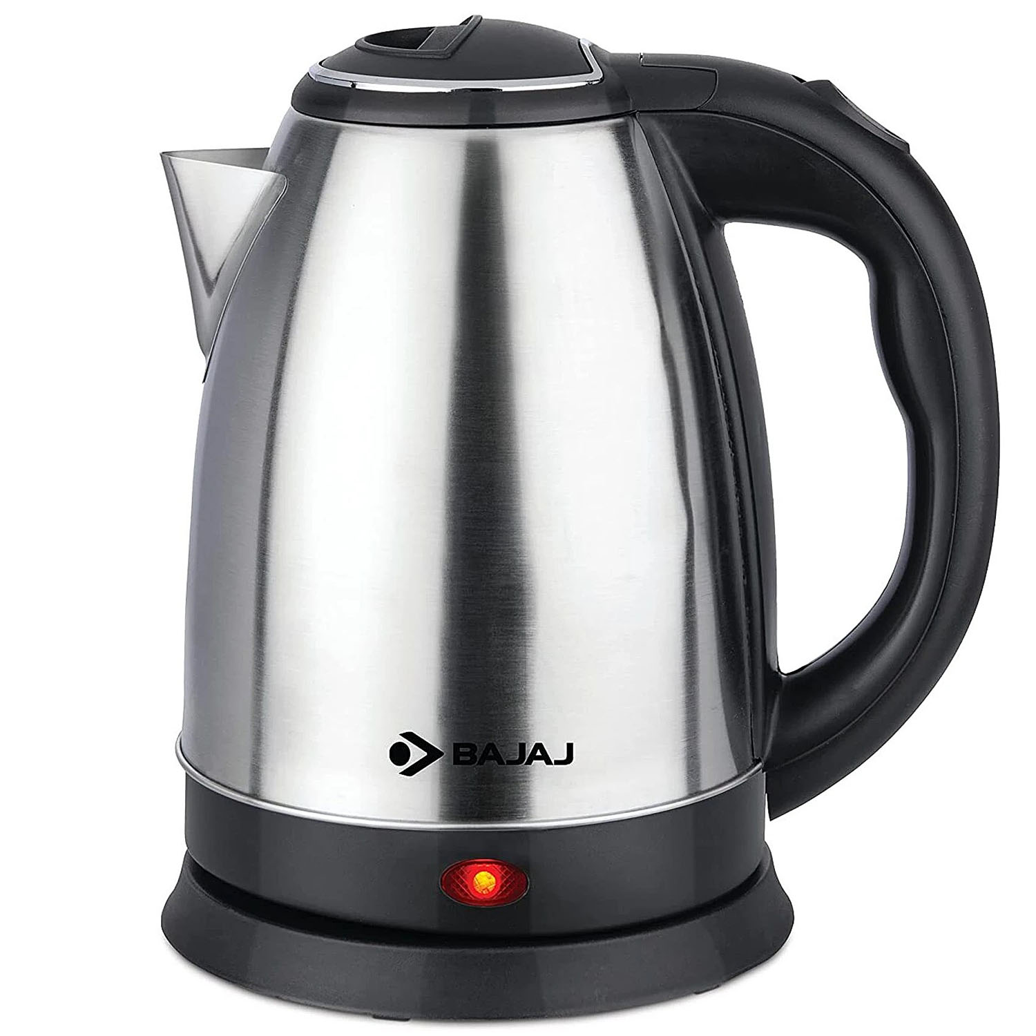 Bajaj Electric Kettle With  Stainless Steel Body and Cordless Operation, Black, KTX-DLX-1.8L - Image 1