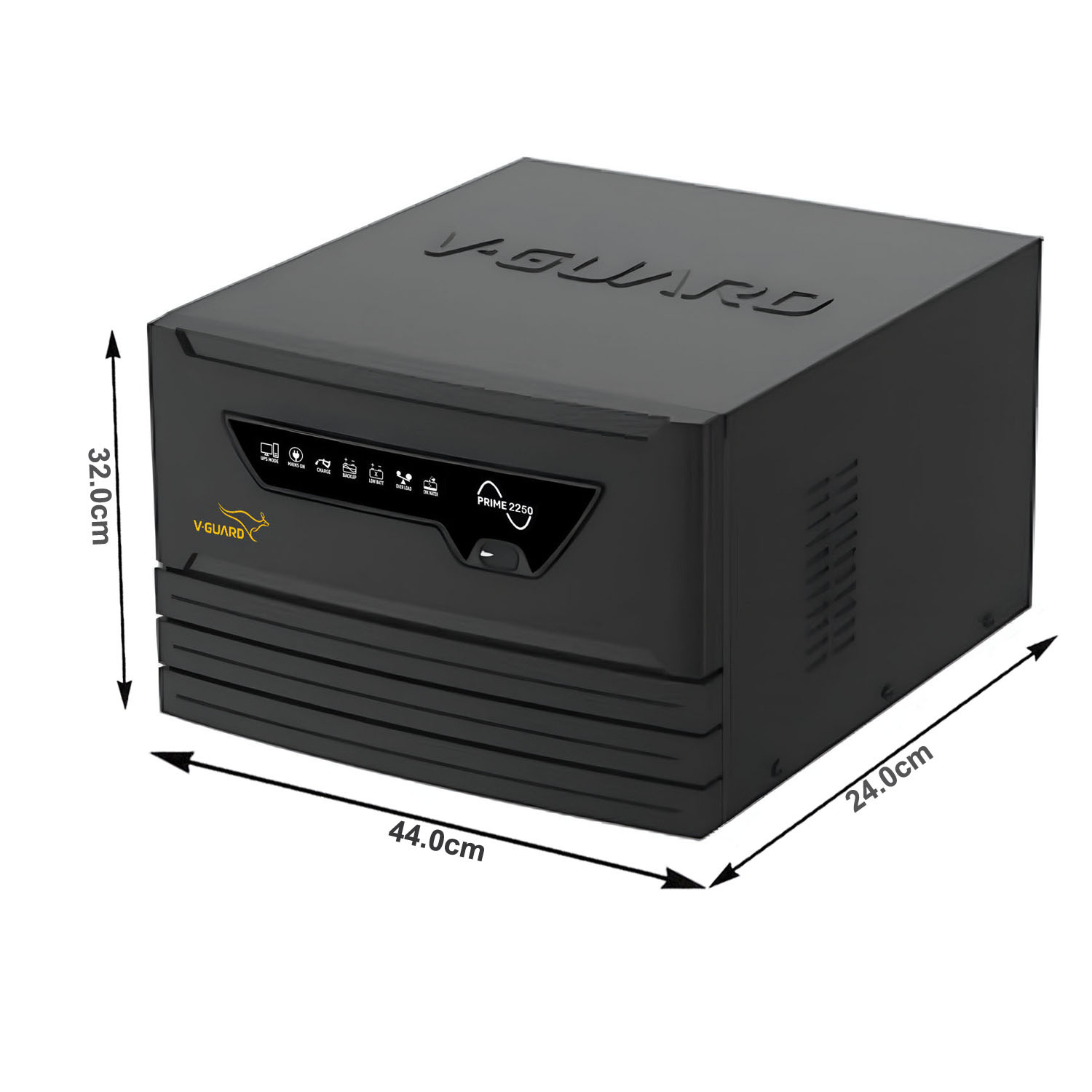 V-Guard 2000VA / 24V Pure Sine Wave Inverter for Home, Office &amp; Shop, Reliable Power Backup, LED Display, Easy Installation, Black, Prime 2250 - Image 8