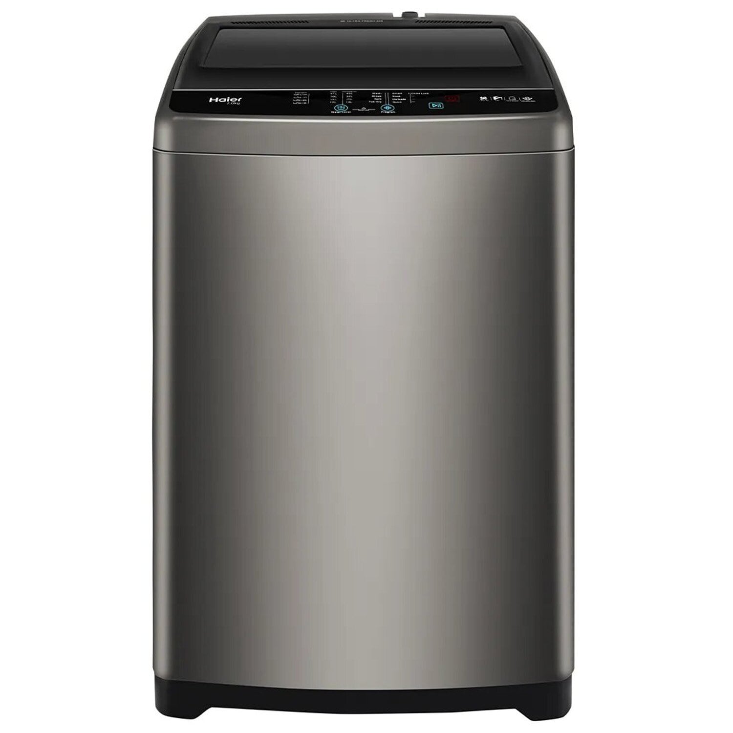 Haier 7 KG Fully Automatic Top Load Machine with Oceanus Wave Drum, 15 Minutes Quick Wash and 5 Star Rating, Brown Grey, HWM70-306ES5N1 - Image 1