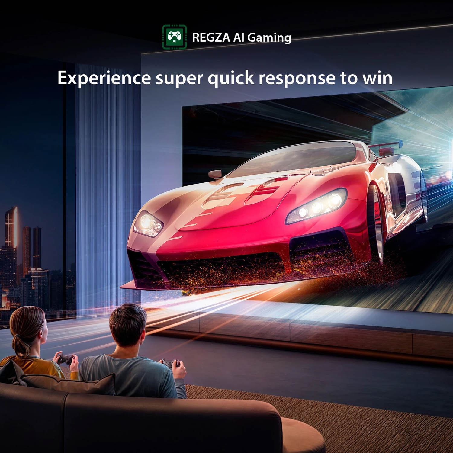 TOSHIBA 4K Ultra HD Google TV With Bezel Less Design, REGZA ZR Engine, AI 4K Up-scaling, Wi-Fi and 30 Watt Dolby Atmos Speaker, Silver, E350RP-43E350RP - Image 11