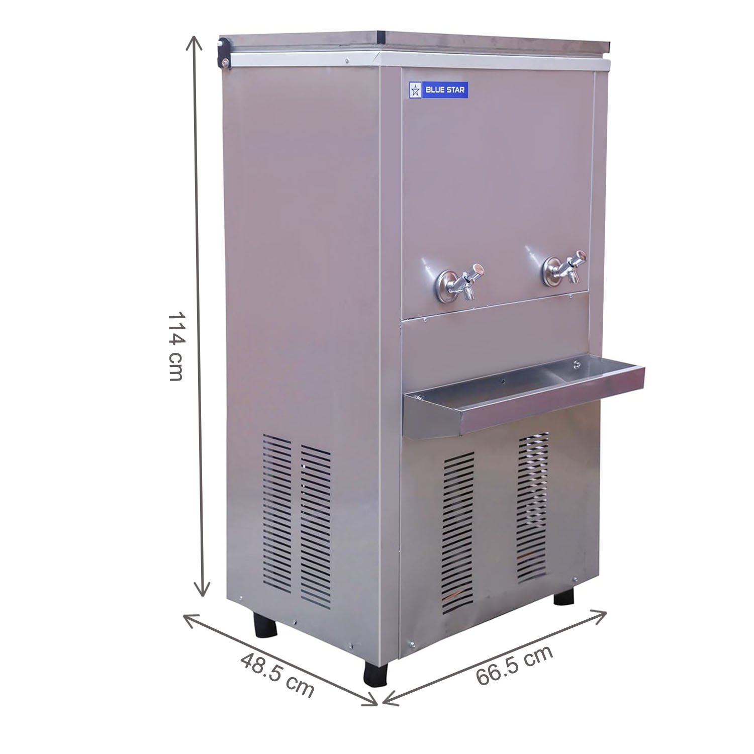 Bluestar 80 Liter Double Tap Water Cooler, SWC4080SS - Image 8