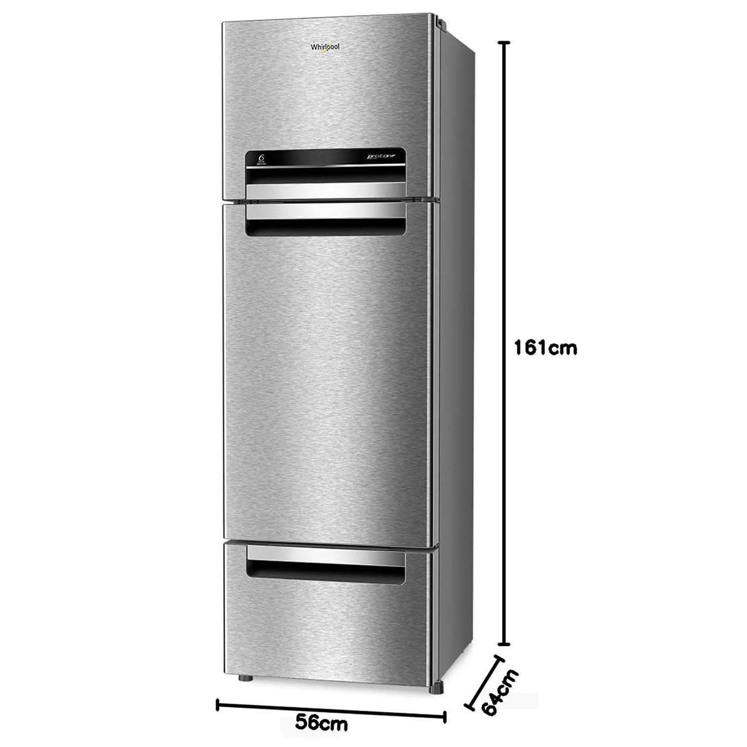 Whirlpool Three Door Refrigerator FP 283D PROTTON ROY ARTEMIS STEEL - Image 11