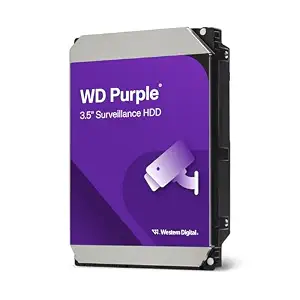 Western Digital 8TB WD Purple Surveillance Internal Hard Drive HDD - SATA 6 Gb/s, 256 MB Cache, 3.5" - WD85PURZ - Image 1