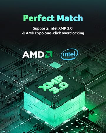 Acer HT200 DDR5 RAM 32GB (16GBx2) 6000MHz CL30 PC5-48000, Intel XMP 3.0 AMD Expo Compatible Computer Memory - BL.9BWWA.439 - Image 4
