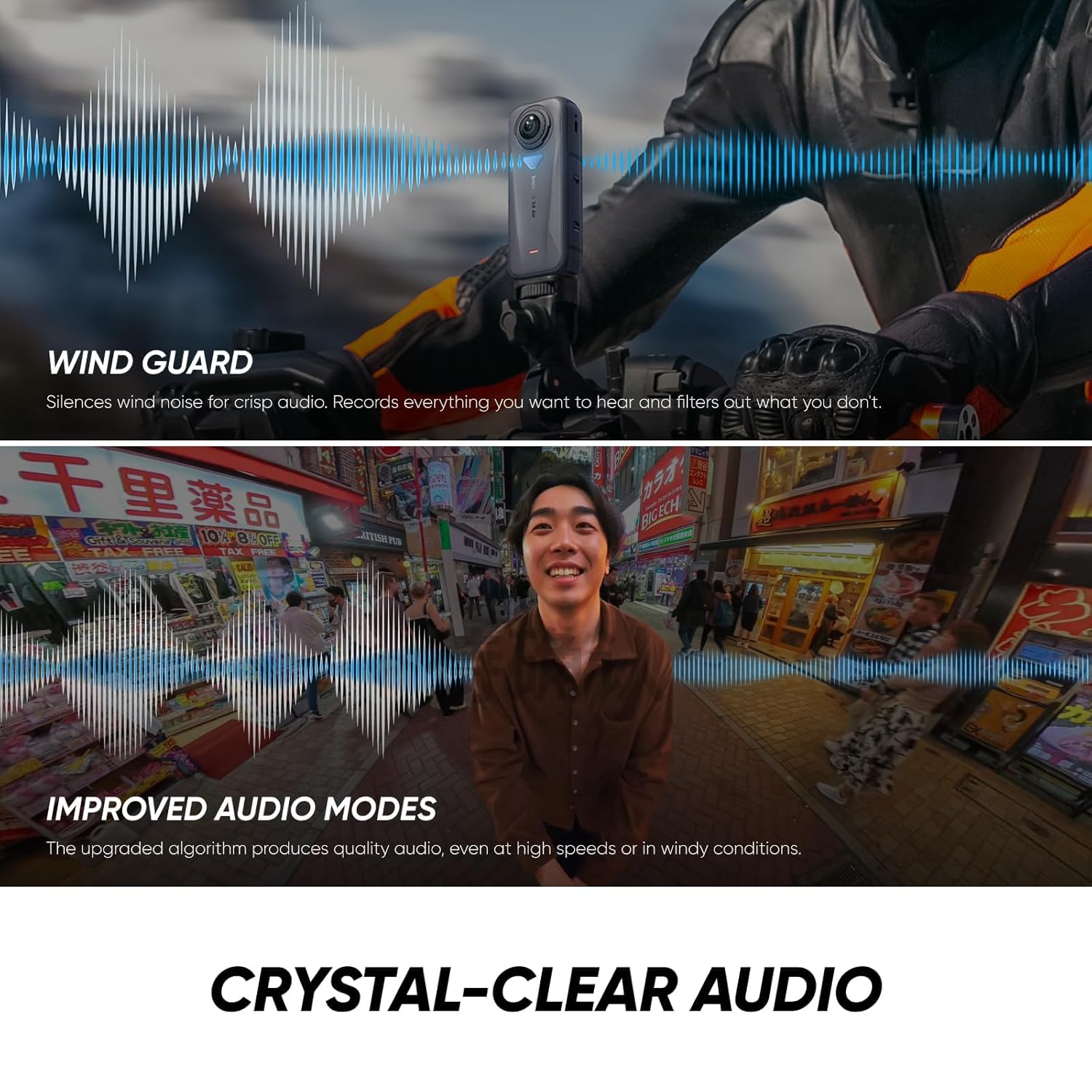 Insta360 X4 Air - 165g 8K 360 Camera, Invisible Selfie Stick, Replaceable Lenses, Built-in Wind Guard, FlowState Stabilization Insta360 X4 Air - 165g 8K 360 Camera, Invisible Selfie Stick, Replaceable Lenses, Built-in Wind Guard, FlowState Stabilization - Image 15
