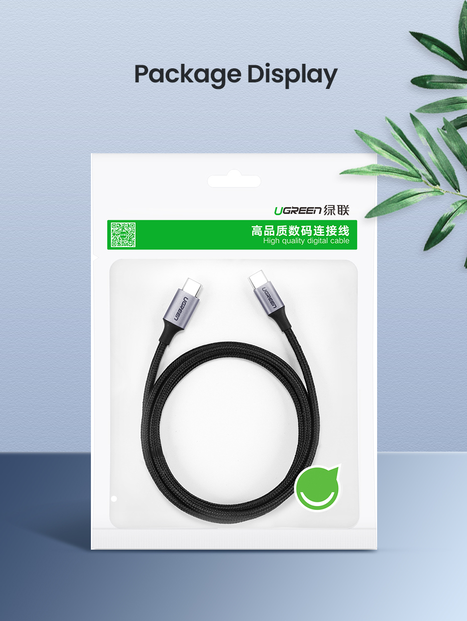 UGREEN 1M 100W PD USB-C Male to USB-C Male Cable with Aluminum case for Apple MacBook Pro, Huawei Matebook, iPad Pro 2018, Chromebook, Pixel 3 XL, Samsung Note 10 S10 etc. (70427) - Image 17