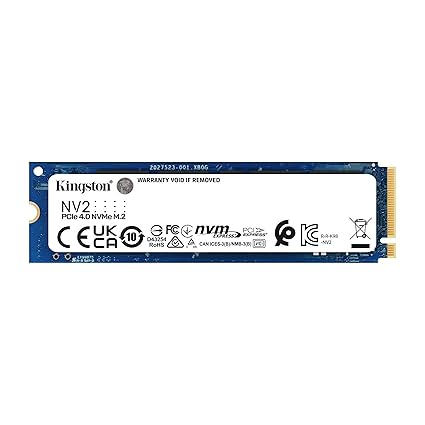 Kingston NV2 PCle 4.0 NVMe M.2 Internal SSD Up 500GB to 3500 MB/s - Image 1