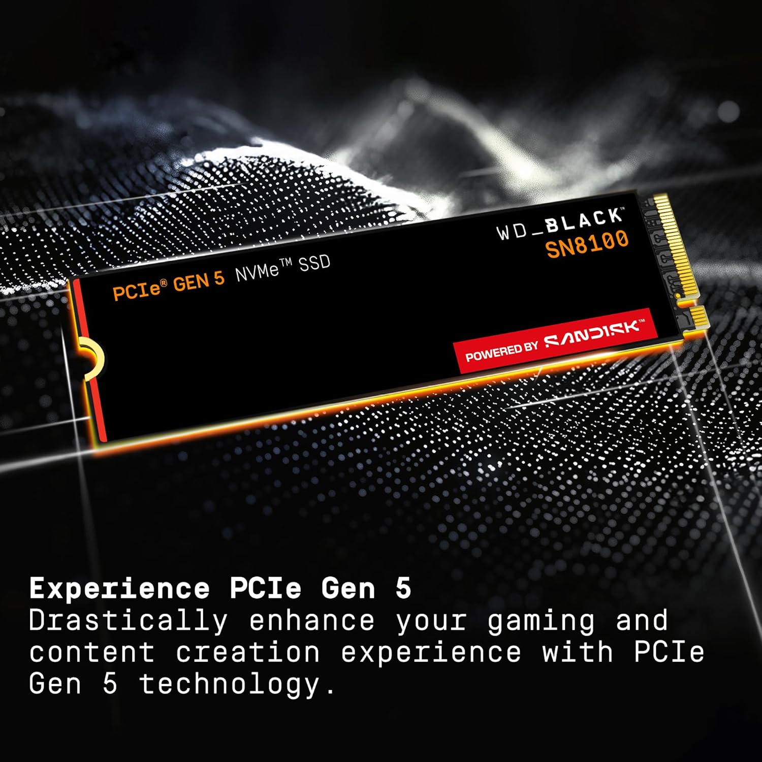 WD_Black SN8100 NVMe 1TB, Up to 14900MB/s R, 11000MB/s W, 5Y Warranty, PCIe Gen 5 M.2 (2280), Internal SSD (WDS100T1X0M-00CMT0) - Image 5