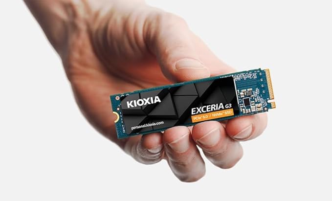 KIOXIA EXCERIA G3 1TB NVMe SSD, up to 10000MB/s R, 5Y Warranty, PCIe Gen5 NVMe M.2 (2280) | Internal Solid State Drive (SSD) | Best for AI Computing and Gaming - Image 4