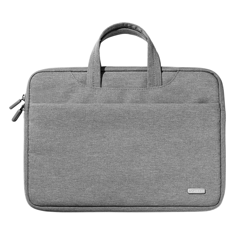 UGREEN Laptop Carry Bag for 14–14.9″ | Water-Resistant Protective Sleeve with Three-Layer Protection & Organized Front Pocket (Gray, Model 50337) - Image 1