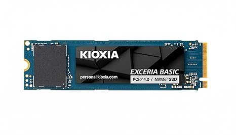 KIOXIA EXCERIA Basic 2TB SSD, up to 7300MB/s R, 5Y Warranty, PCIe Gen4 NVMe M.2 (2280) | Internal Solid State Drive (SSD) | Best for AI Computing and Gaming - Image 1
