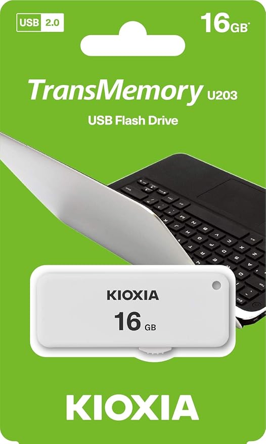 Kioxia U203 16GB USB2.0 PenDrive White LU203W016GG4 - Image 3
