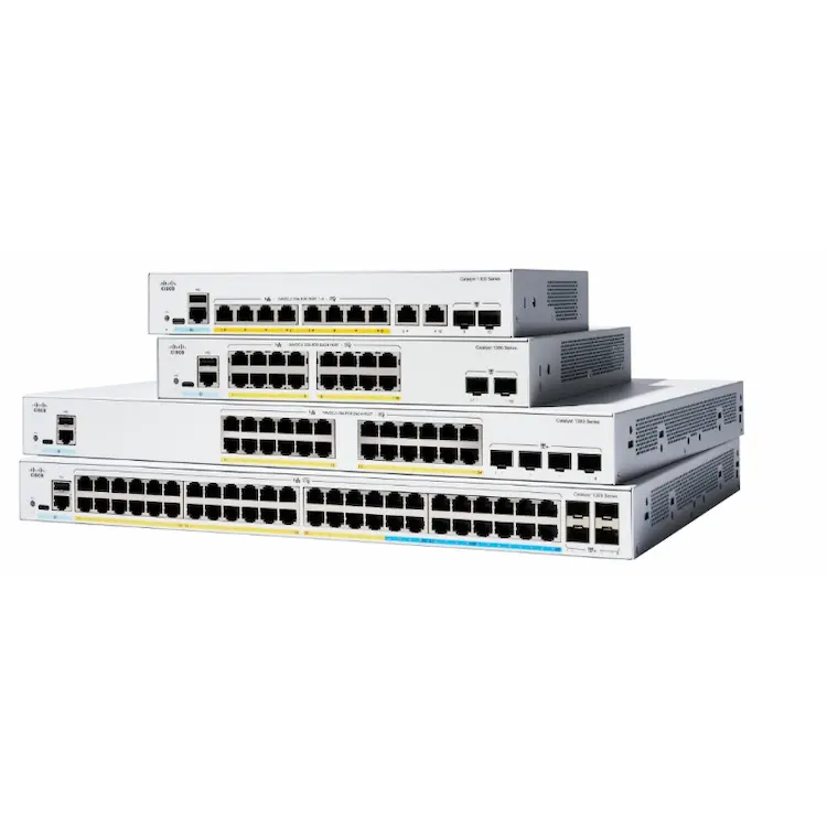 Cisco Catalyst C1300-24T-4G Managed Switch, 24 Port GE, 4x1GE SFP, Limited Lifetime Warranty - Image 2