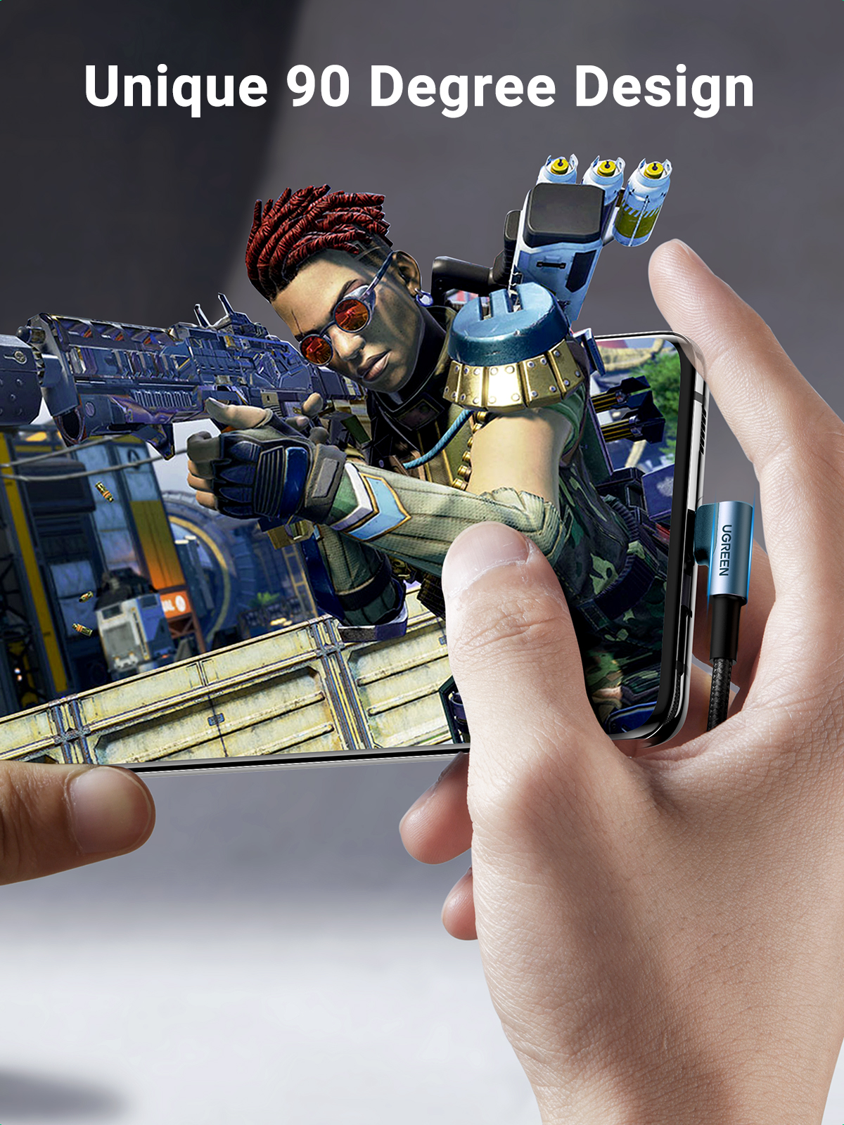 UGREEN 3FT/1M USB C to USB C Angled 2.0 M/M 100W Cable Fast Charging 5A Type C PD Nylon Braided Cord Compatible for MacBook Pro Air iPad Pro 2020 Chromebook Galaxy S21 S20 Note 20 Dell XPS Pixel (70643) - Image 15