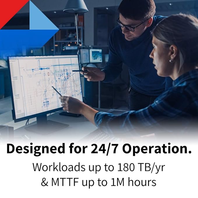 Toshiba America Electronic Components N300 4TB NAS 3.5" Internal Hard Drive- SATA 6 Gb/s 7200 RPM 128MB (HDWQ140XZSTA 4000 3.5 Internal Bare/OEM Drive - Image 2