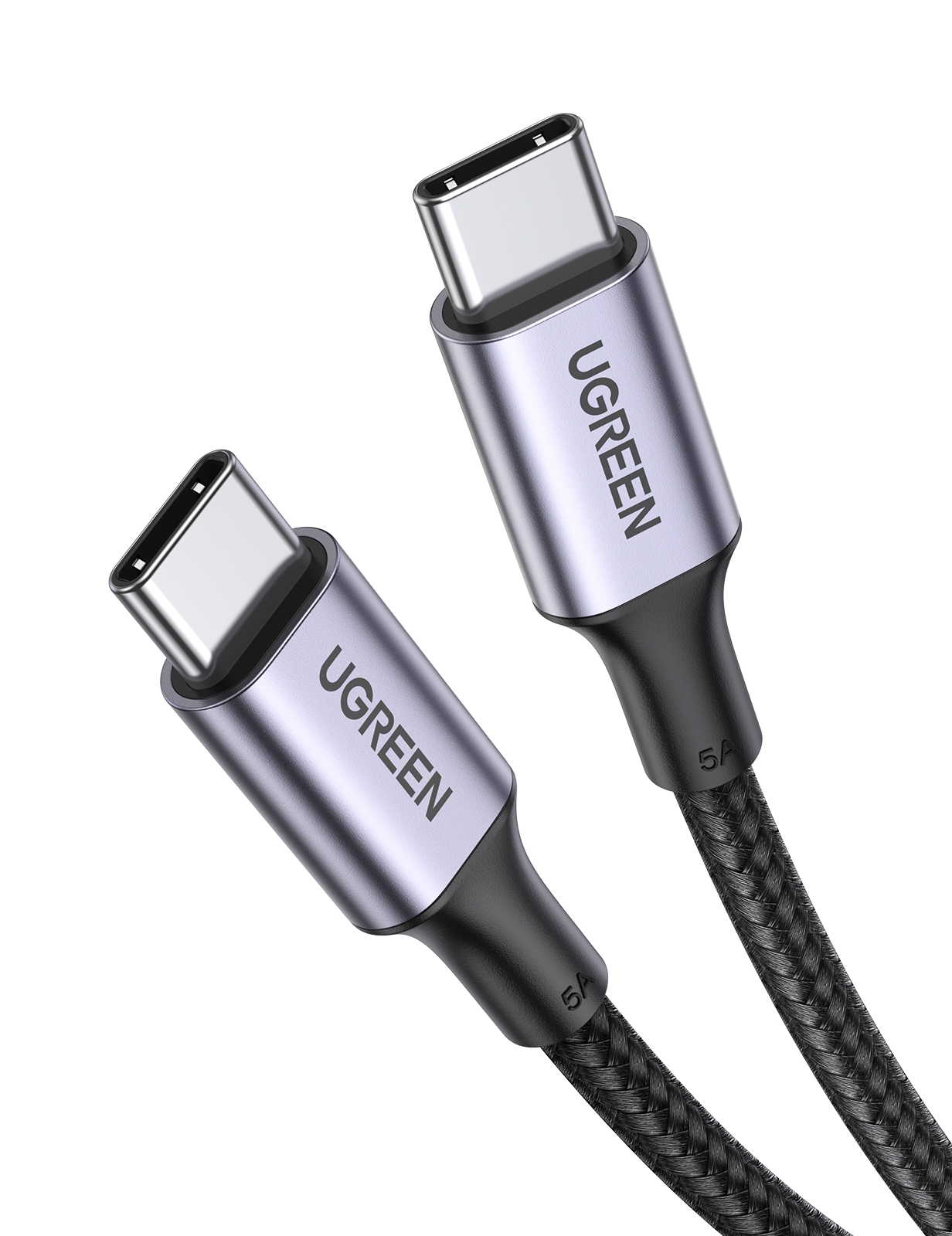 UGREEN 2M USB-C to USB-C Cable, 100W PD Charging Cord for Apple MacBook Pro, Huawei Matebook, iPad Pro 2018, Chromebook, Pixel 3 XL, Samsung Note 10 S10, Nintendo Switch (70429) - Image 1