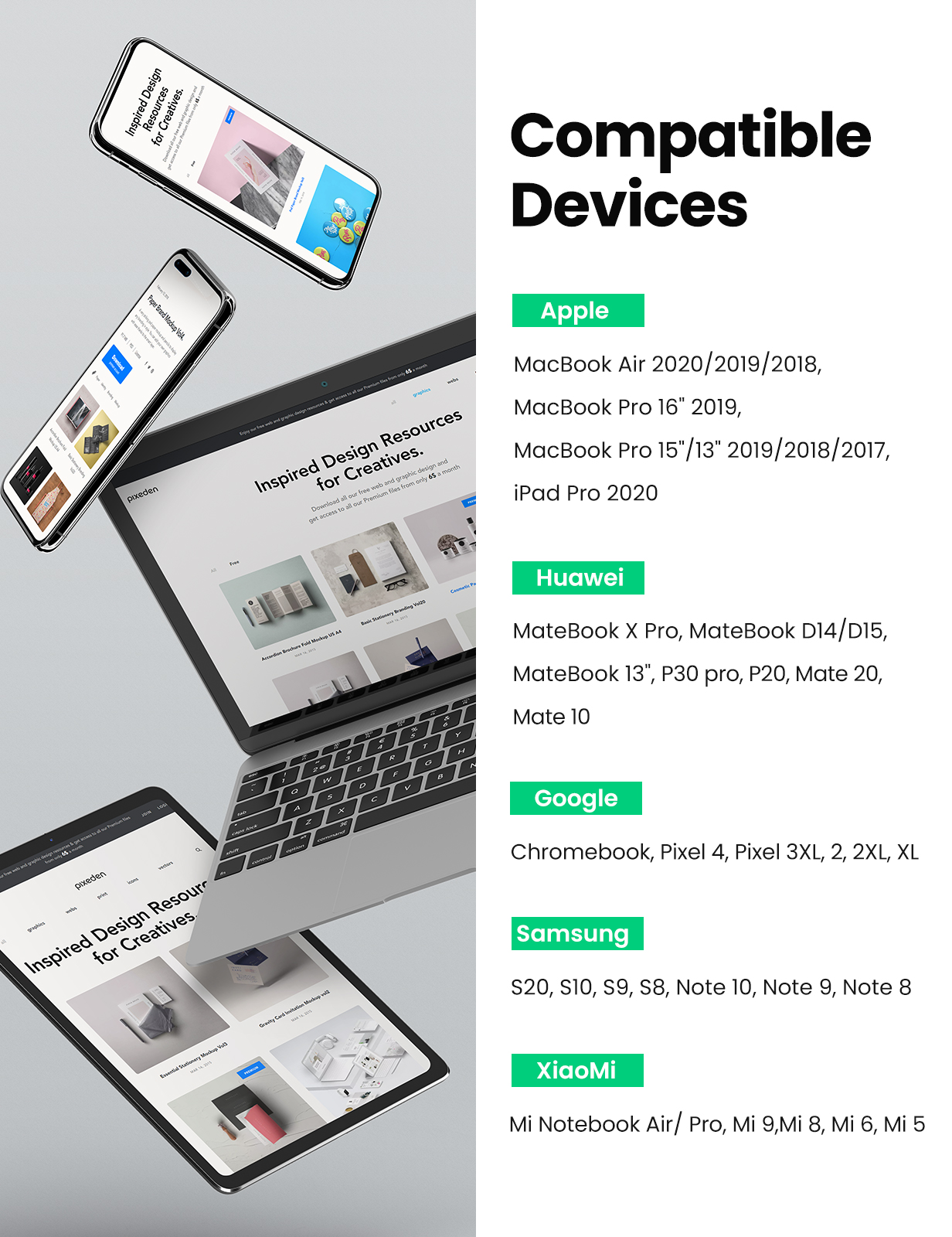 UGREEN 3M USB C to USB C Cable 100W Fast Charge USB C 2.0 5A PD Nylon Braided Compatible for MacBook Pro 2021 iPad Pro Samsung Galaxy S21 S20 Note 20 Dell XPS Pixel (90120) - Image 15