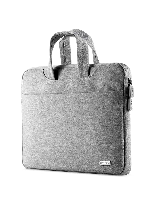 UGREEN Laptop Carry Bag for 14–14.9″ | Water-Resistant Protective Sleeve with Three-Layer Protection & Organized Front Pocket (Gray, Model 50337) - Image 6