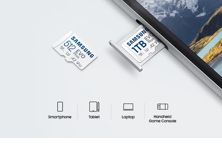 SAMSUNG EVO Plus w/SD Adaptor 1TB Micro SDXC, Up-to 160MB/s, Expanded Storage for Gaming Devices, Android Tablets and Smart Phones, Memory Card, MB-MC1T0SA/IN - Image 4