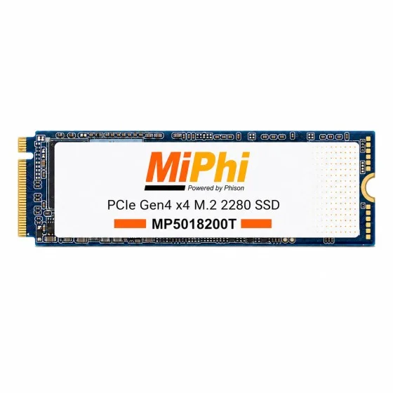 MiPhi MP700G4 NVMe 2TB, Upto 7200MB/s, MP5018200T 5Y Warranty, PCIe Gen 4 NVMe M.2 (2280), Gaming Storage, Internal Solid State Drive (SSD) - Image 1