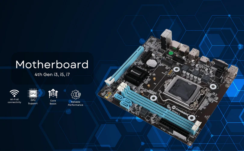 Consistent H-81 Motherboard 4th Gen i3, i5, i7, DDR3 Slots for RAM, with GMA 950 Graphic Card, Motherboard with Sound Card, SATA 2&3, 3Y Warranty Consistent H-81 Motherboard 4th Gen i3, i5, i7, DDR3 Slots for RAM, with GMA 950 Graphic Card, Motherboard with Sound Card, SATA 2&3, 3Y Warranty - Image 5