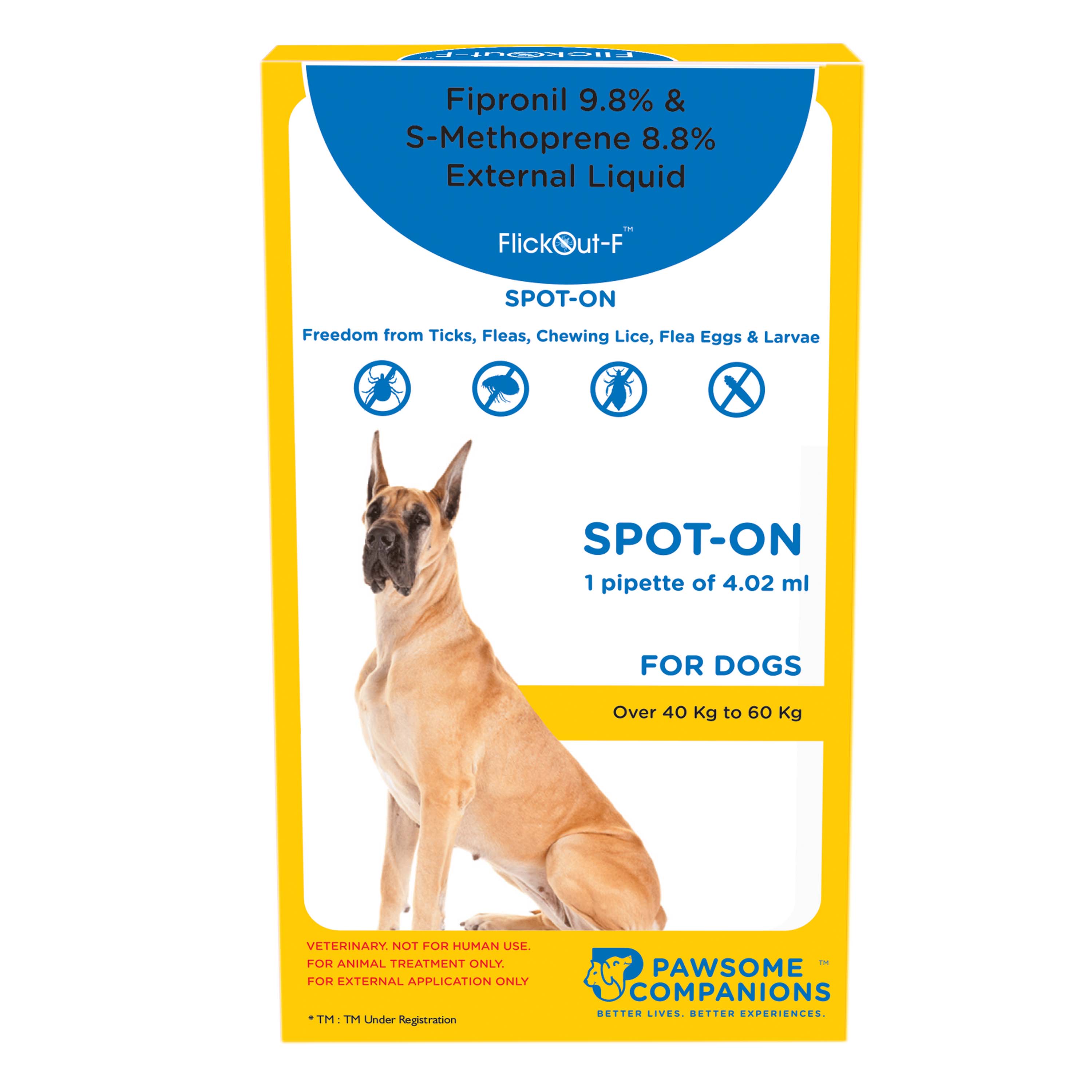Flickout-F Spot On for Dogs More Than 40 Kgs - Image 1