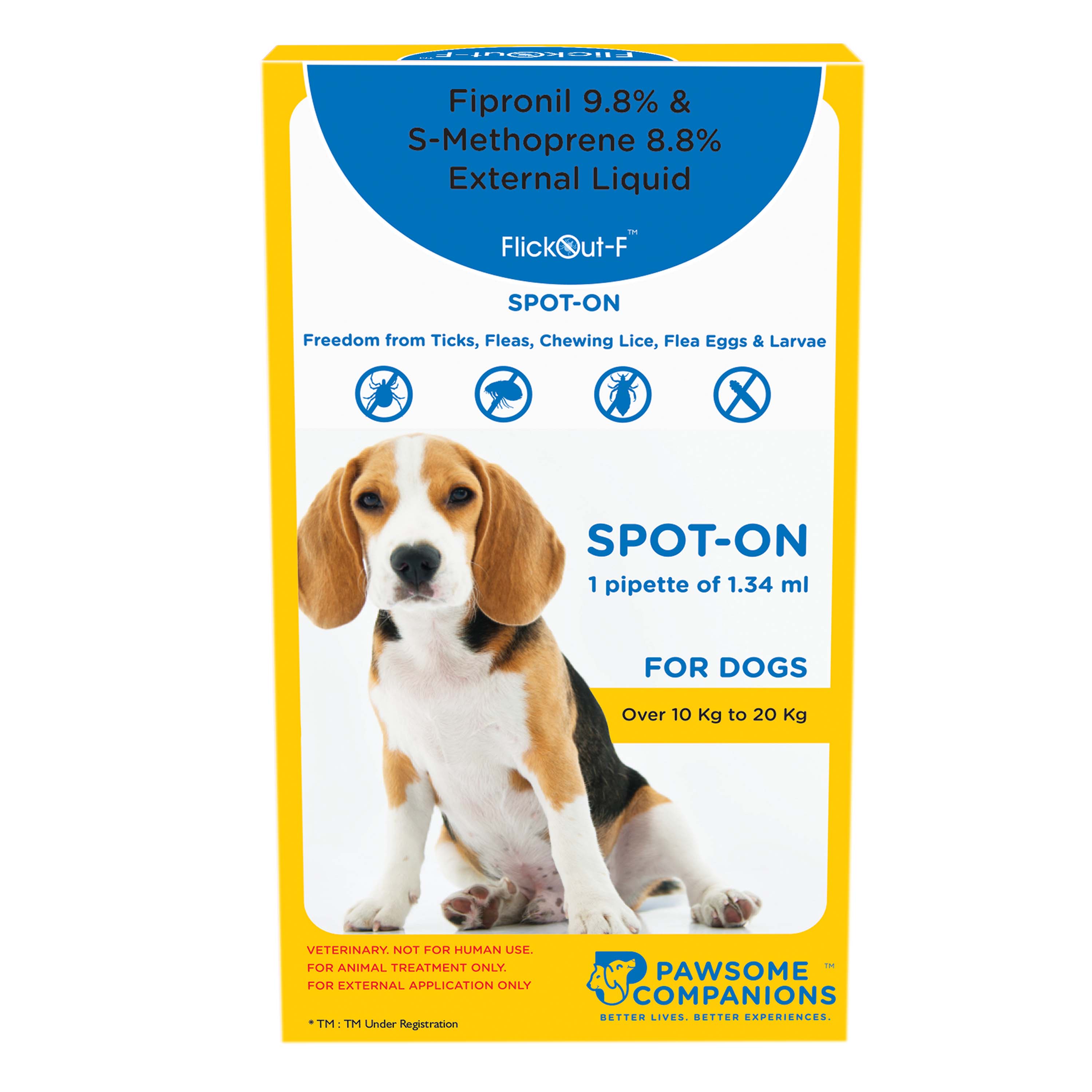 Flickout-F Spot On for Dogs 10–20 Kgs - Image 1