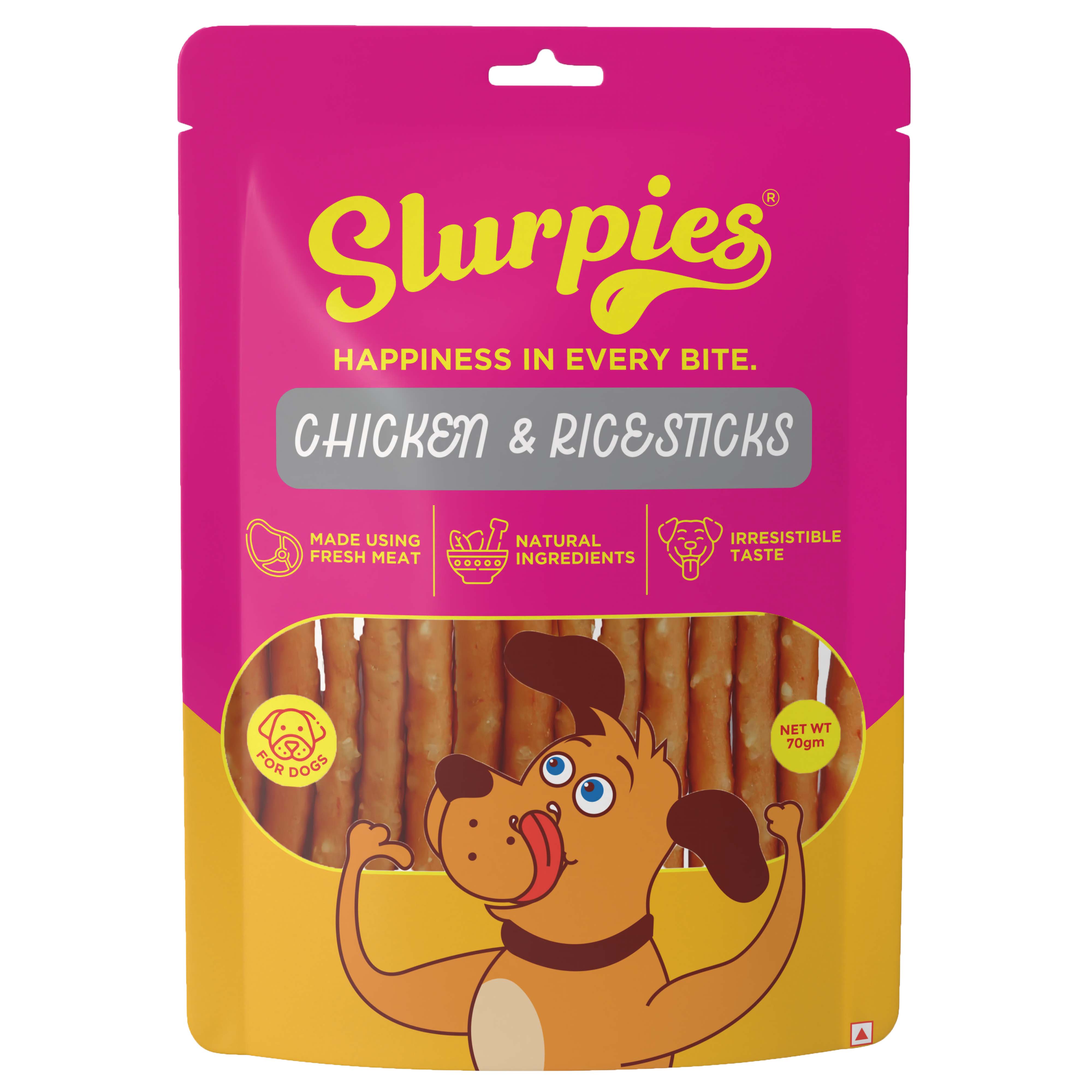 Slurpies Chicken & Rice Sticks - Image 1
