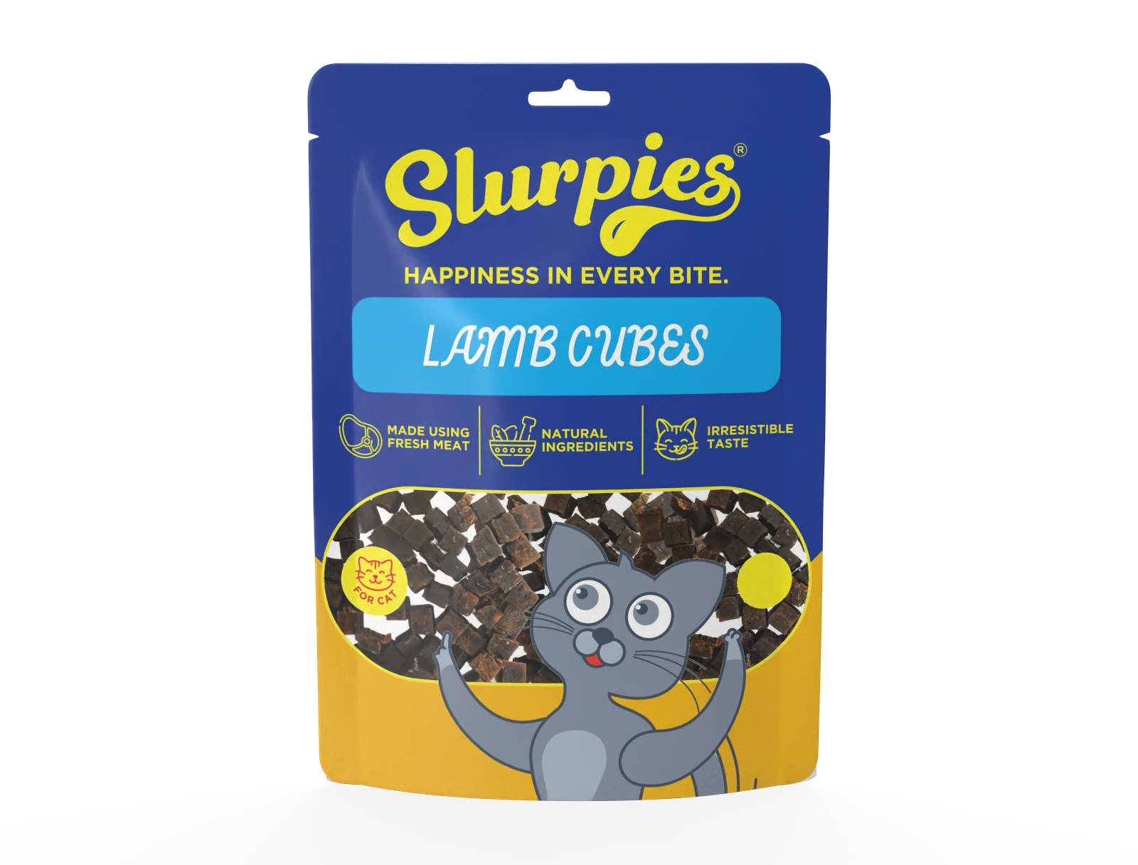 Slurpies Lamb Cubes (For Cats) - Image 1
