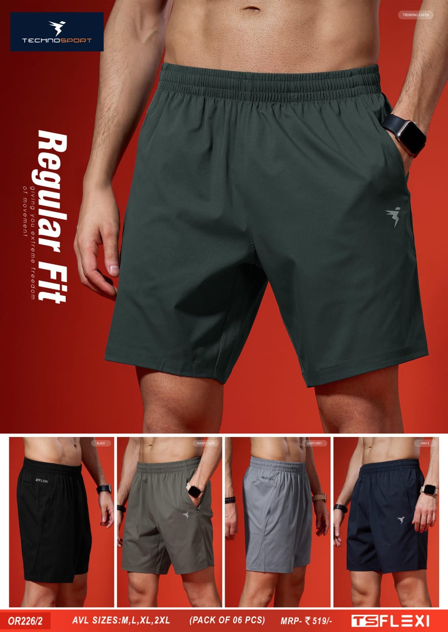 OR226 ASSORTED MENS TECHNOSPORT SHORTS (M) - Image 1