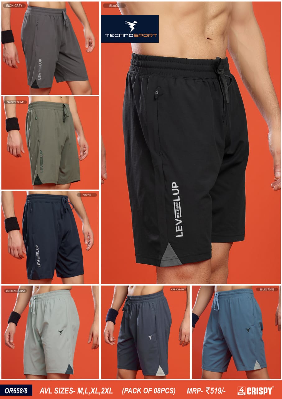 OR658/9 ASSORTED MENS TECHNOSPORT SHORTS 2XL - Image 1