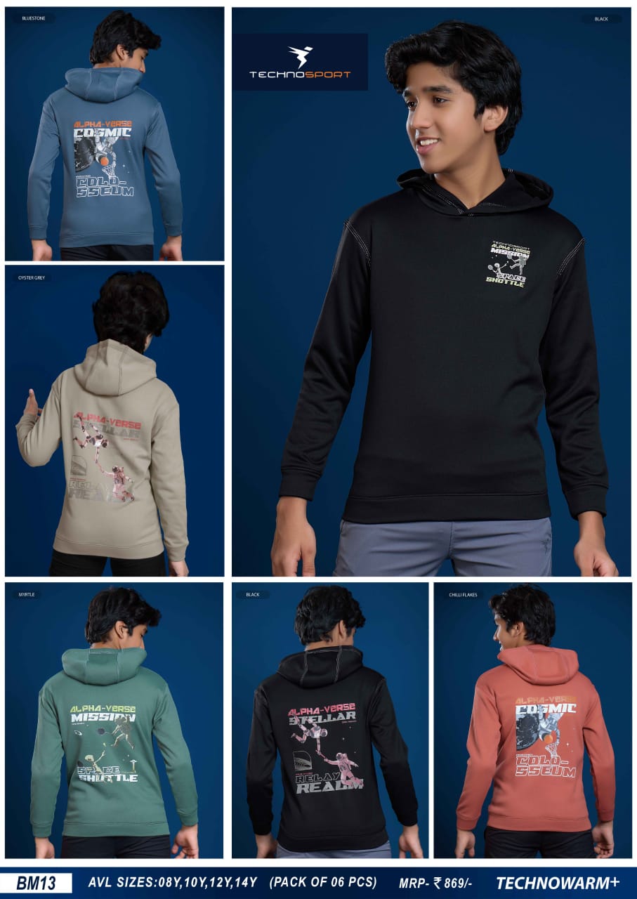 BM13 ASSORTED BOYS TECHNOSPORT JACKET (14Y) - Image 1