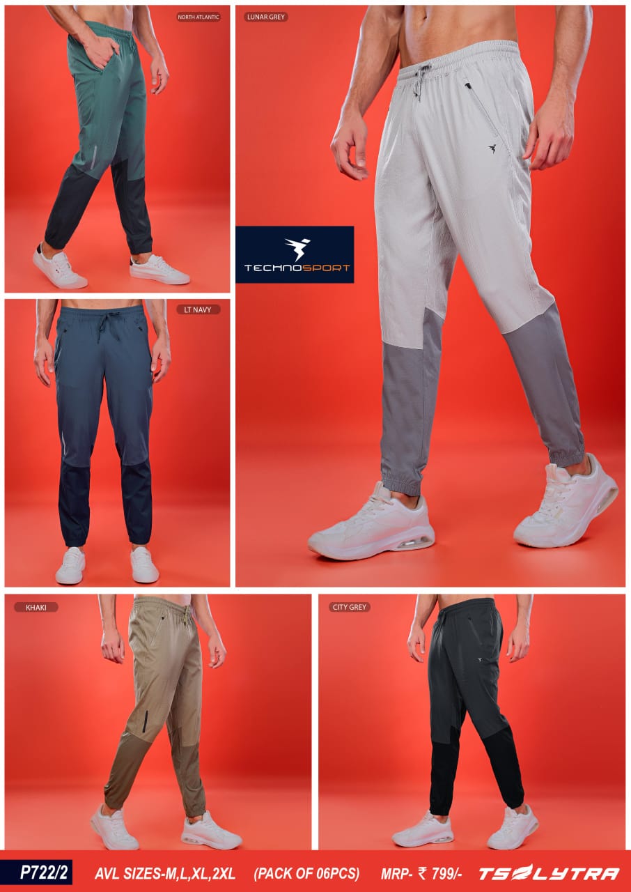 P722/2 ASSORTED MENS TECHNOSPORT TRACK PANT L - Image 1