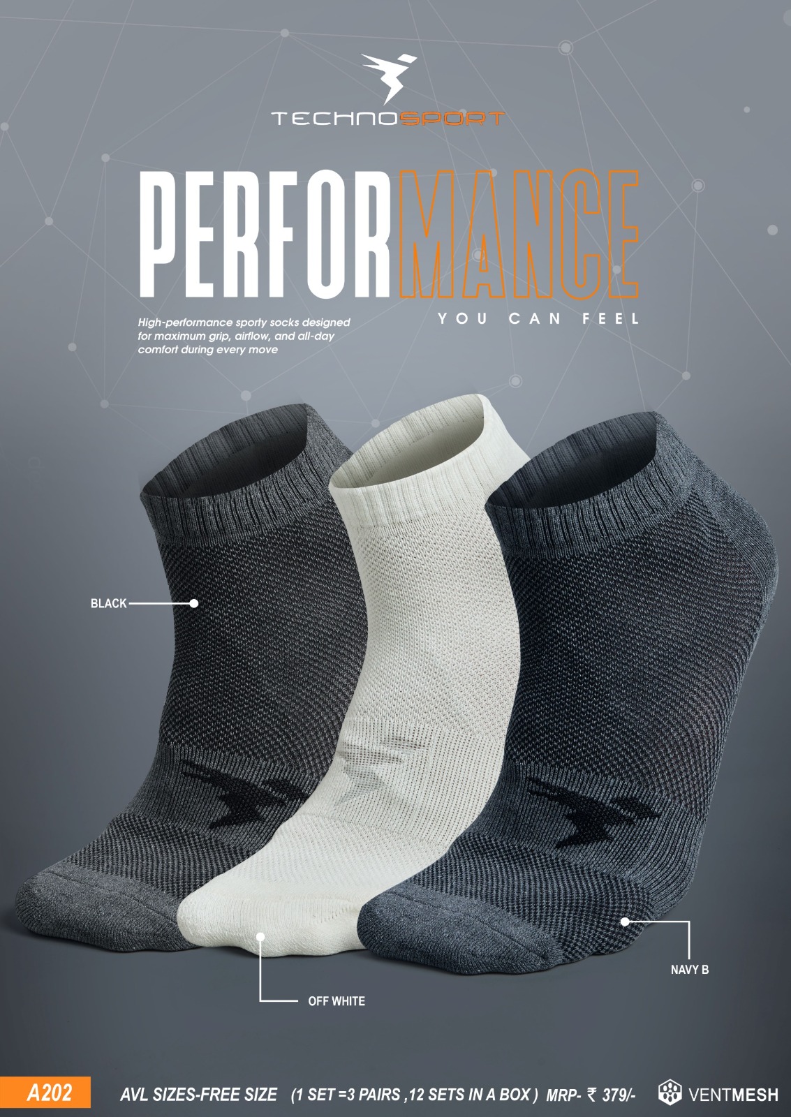 A202 UNISEX SOCKS FREE SIZE - Image 1