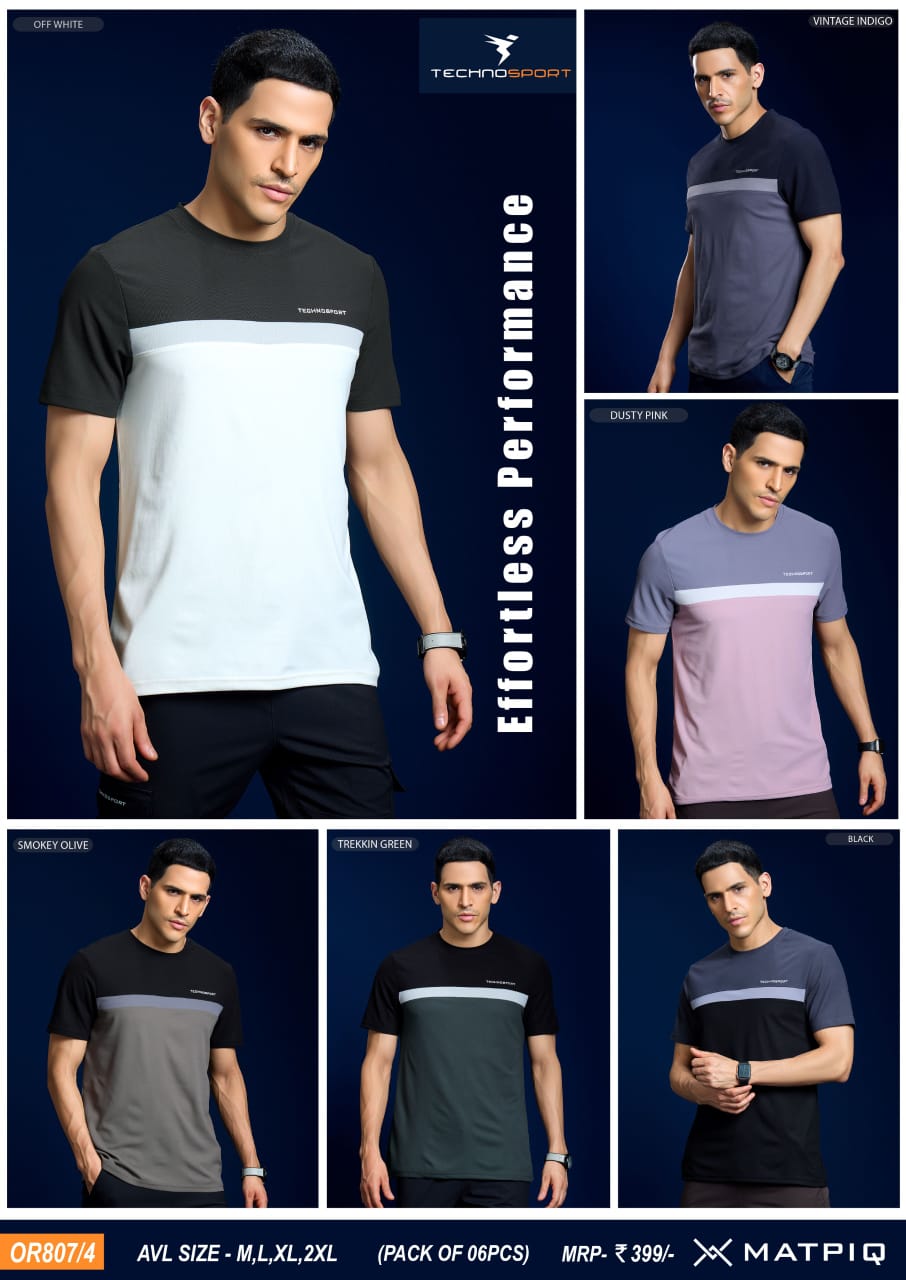 OR807/4 MENS CREW NECK H/S L - Image 1