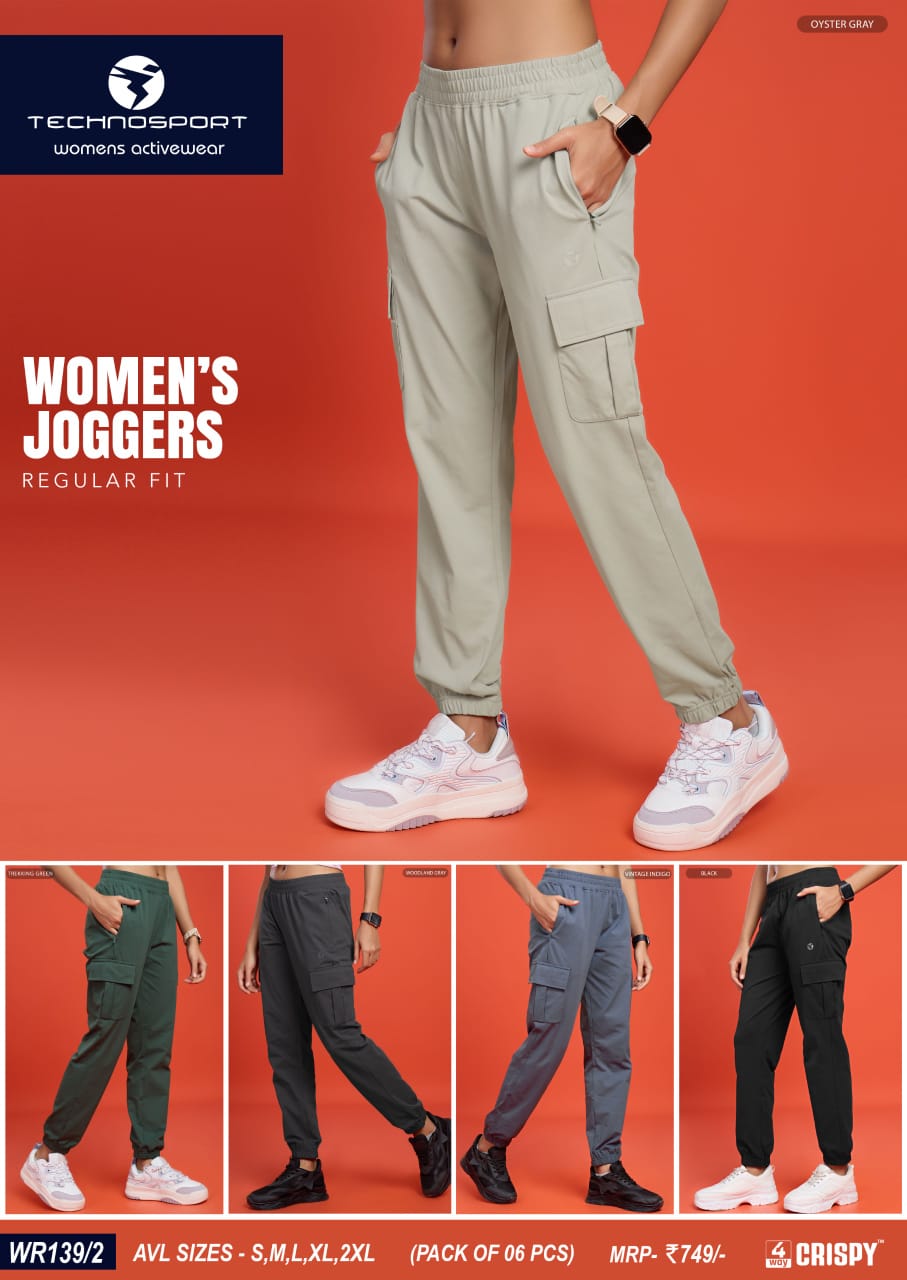 WR139/2 ASSORTED WOMENS TECHNOSPORT TRACK PANT S - Image 1