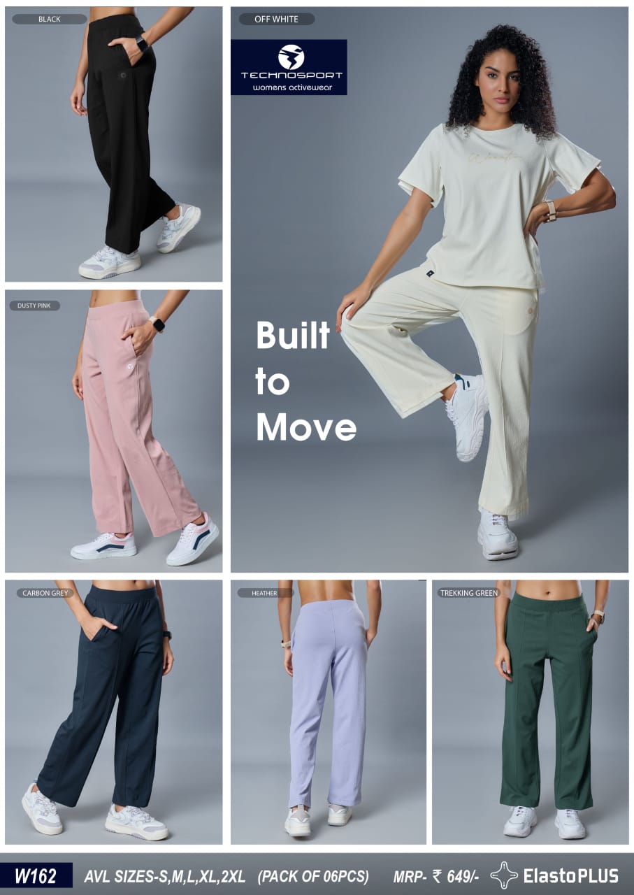 W162 ASSORTED WOMENS TECHNOSPORT TRACK PANT S - Image 1