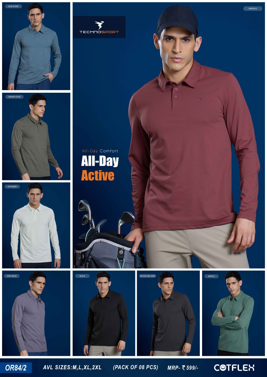 OR84/2 ASSORTED MENS TECHNOSPORT COLLAR XL - Image 1
