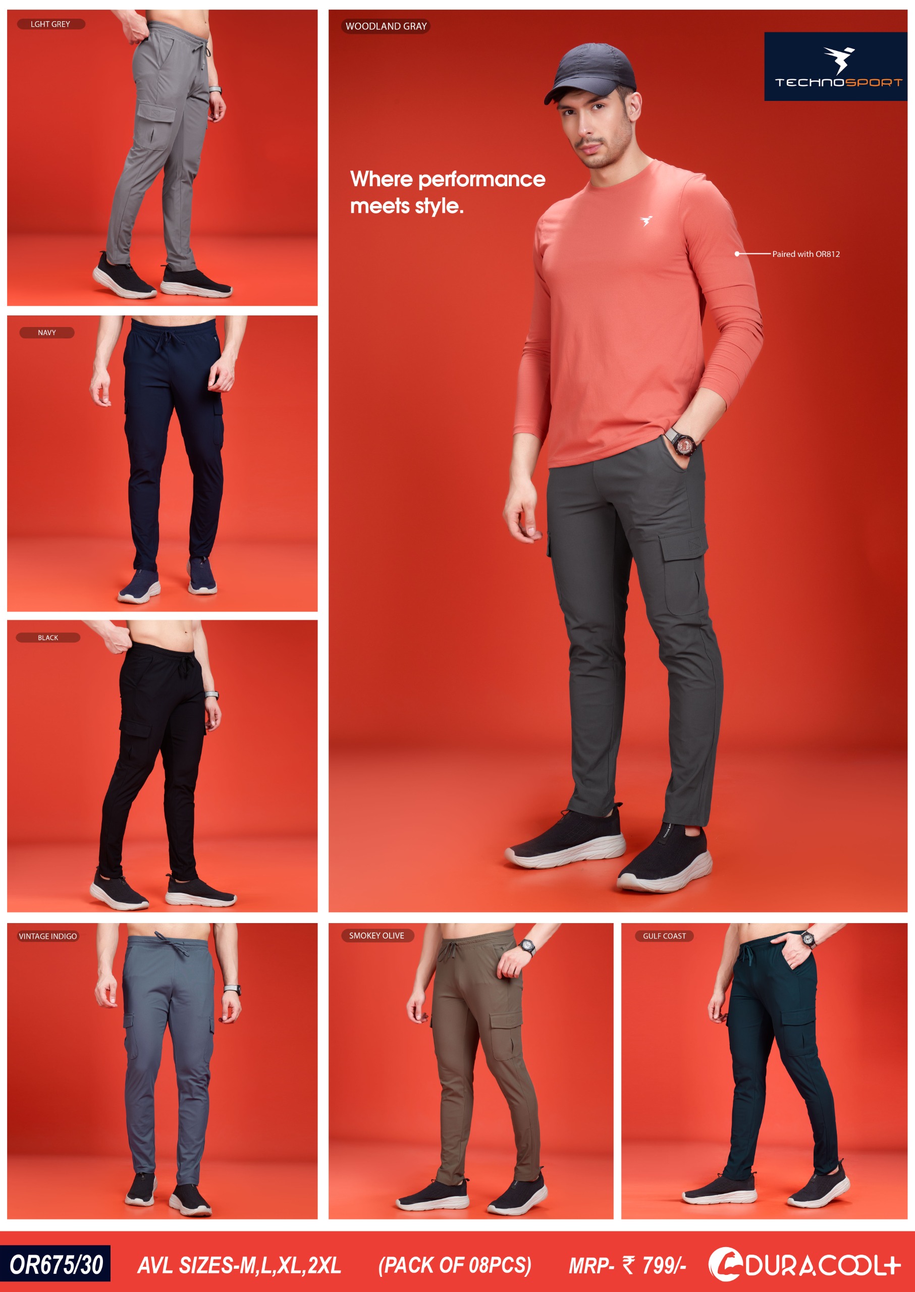 OR675/29 MENS TRACK PANT M - Image 1