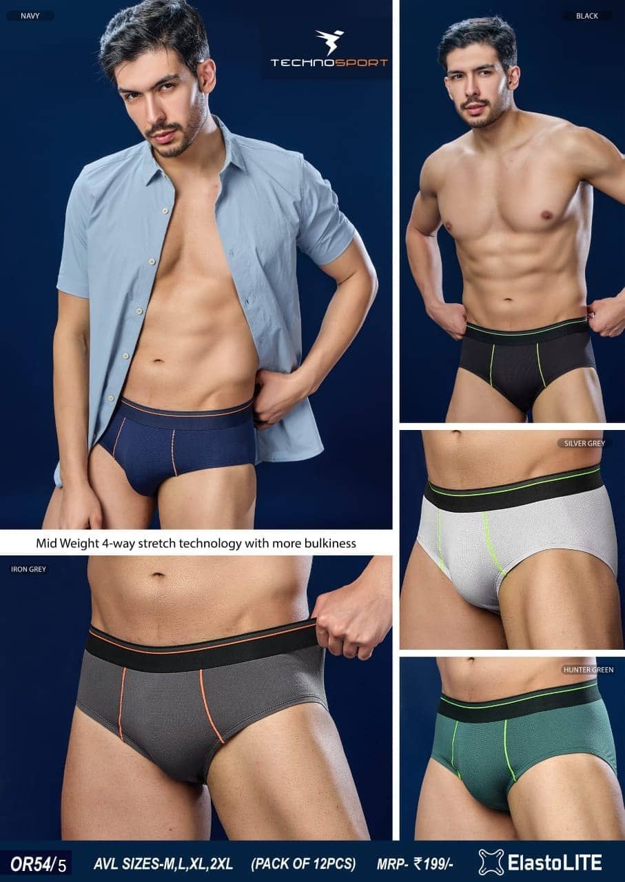 OR54/5 ASSORTED MENS TECHNOSPORT TRUNK 2XL - Image 1