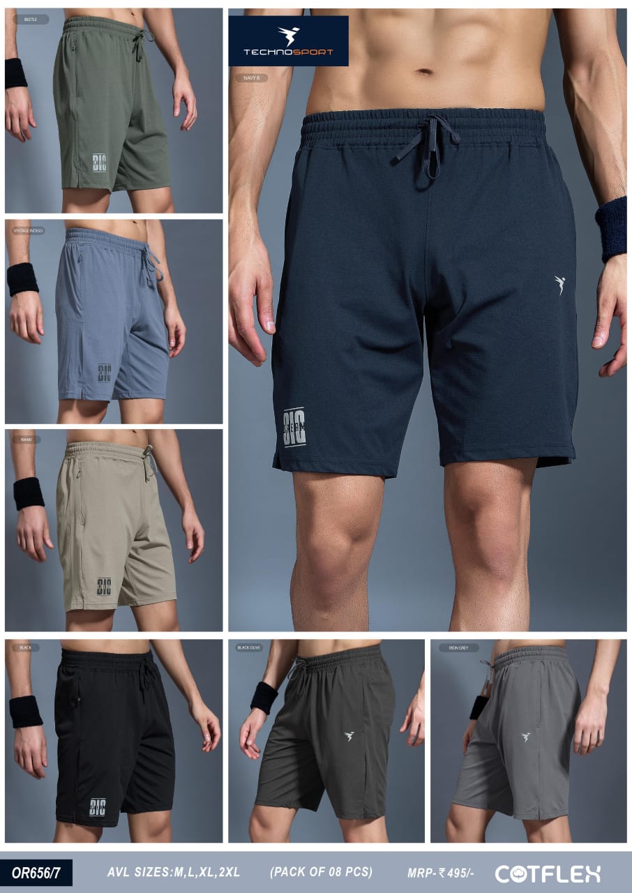OR656 ASSORTED MENS TECHNOSPORT SHORTS (L) - Image 1