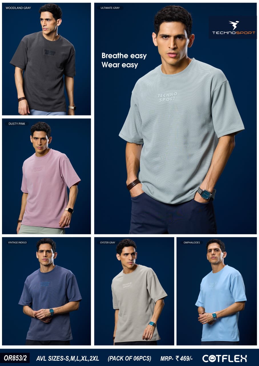 OR853 ASSORTED MENS TECHNOSPORT CREW NECK (2XL) - Image 1