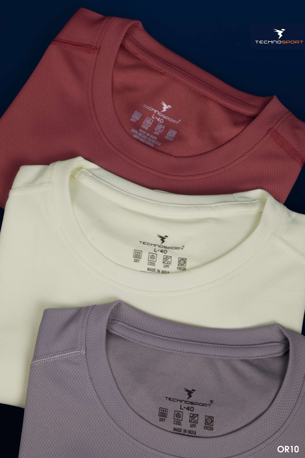 OR10 ASSORTED MENS TECHNOSPORT CREW NECK (L) - Image 17
