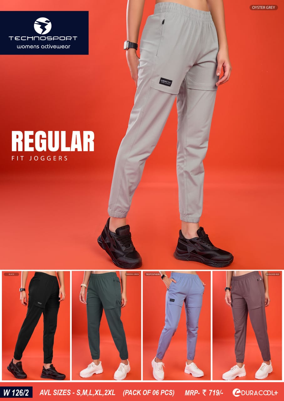 W126/2 ASSORTED WOMENS TECHNOSPORT TRACK PANT S - Image 1