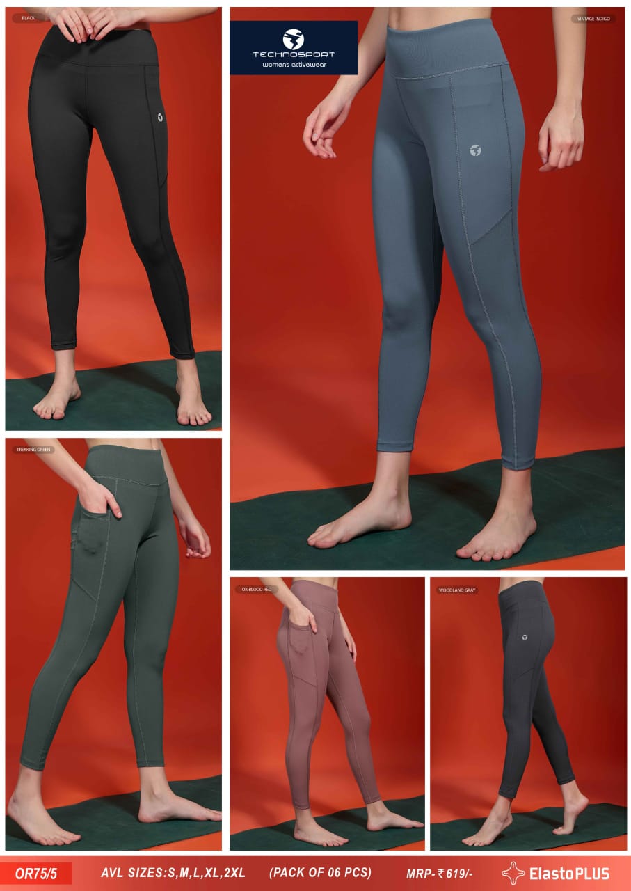 OR75/5 ASSORTED WOMENS TECHNOSPORT TIGHTS S - Image 1