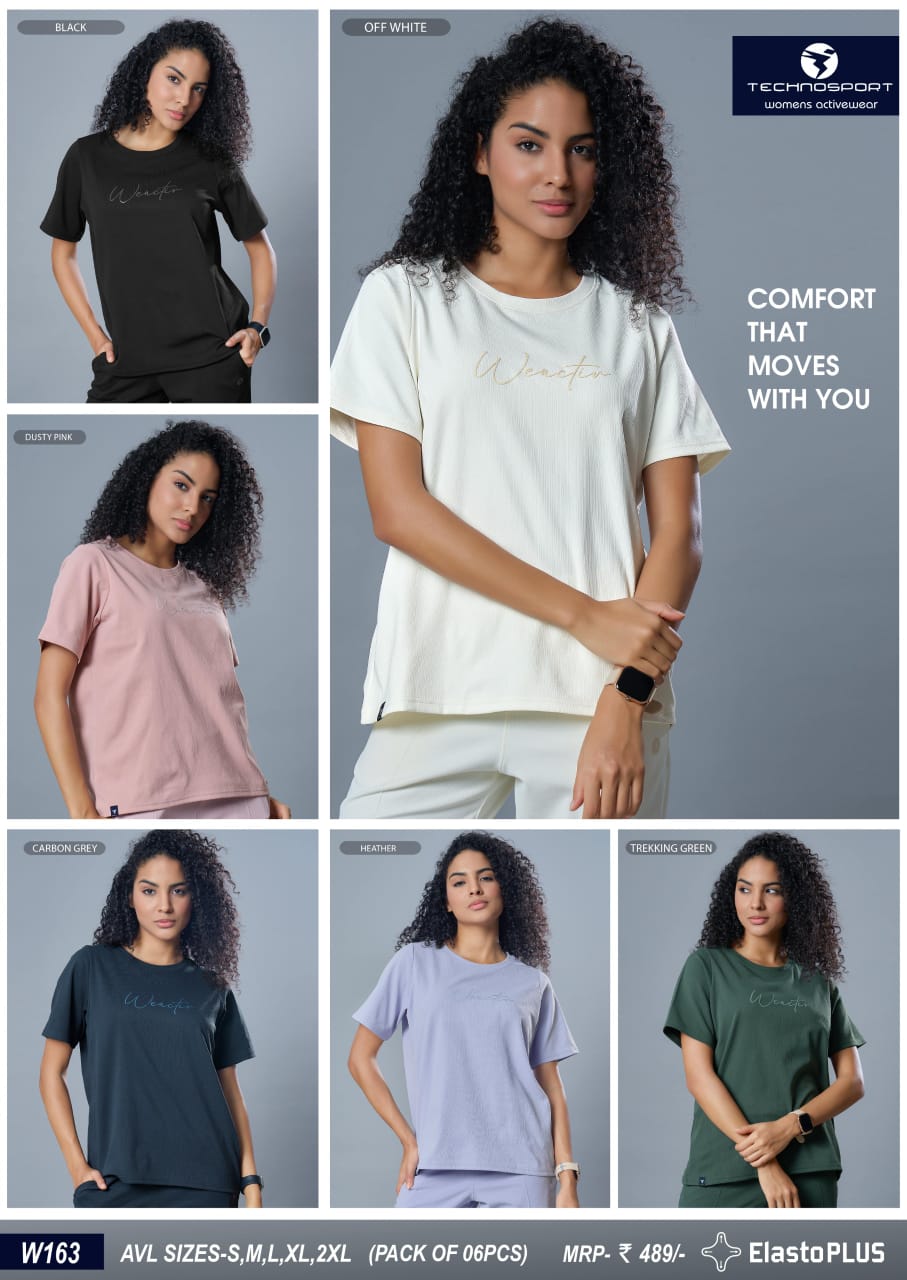 W163 ASSORTED WOMENS TECHNOSPORT CREW NECK S - Image 1