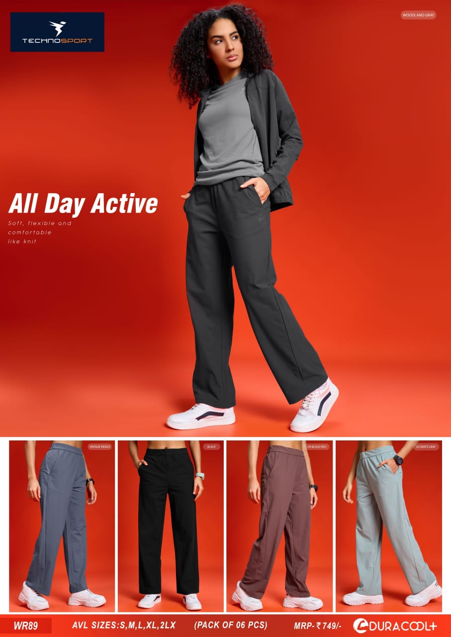 WR89 ASSORTED WOMENS TECHNOSPORT TRACK PANT S - Image 1